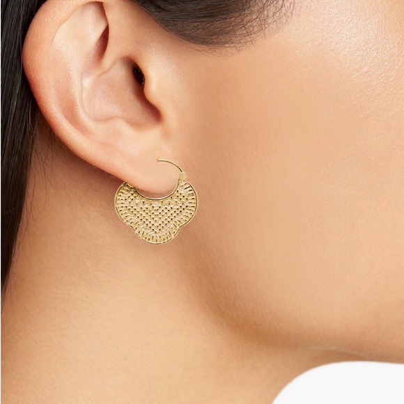 Gojana Maya Profile Hoop Earrings - Picture 2 of 6